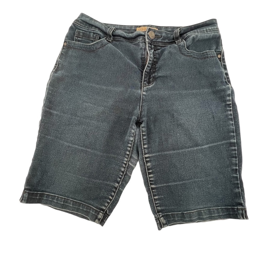 Nine West Vintage America Collection Lucie Bermuda Jean Shorts Size 10 Women's